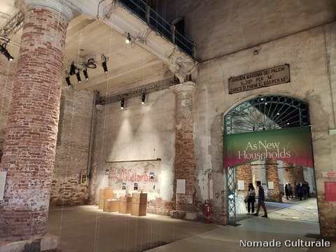 Biennale Architettura 2021 Arsenale - As New Households, allestimento