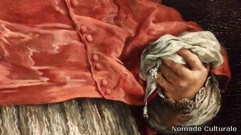 Pietro da Cortona (Cortona 1596 - Roma 1669) Ritratto del cardinale Giulio Mazzarino, particolare, 1644 circa olio su tela, 126 x 102 cm Roma, collezione privata